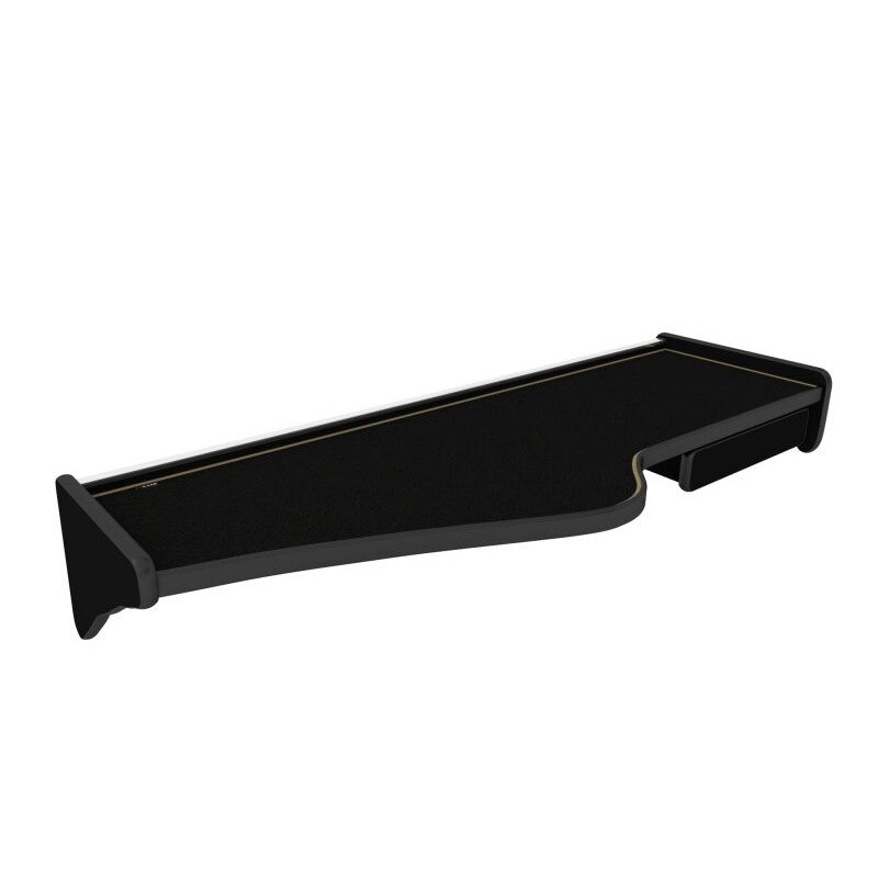Masa bord, F-CORE, model lung, cu sertar, pentru SCANIA P,G,R,T, 2004+, Negru/ Bej